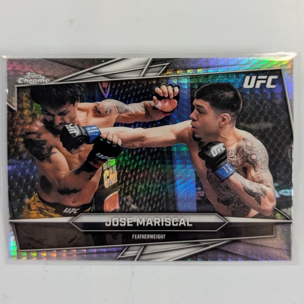 2026 Topps Chrome UFC Jose Mariscal #130 Prism Refractor Parallel